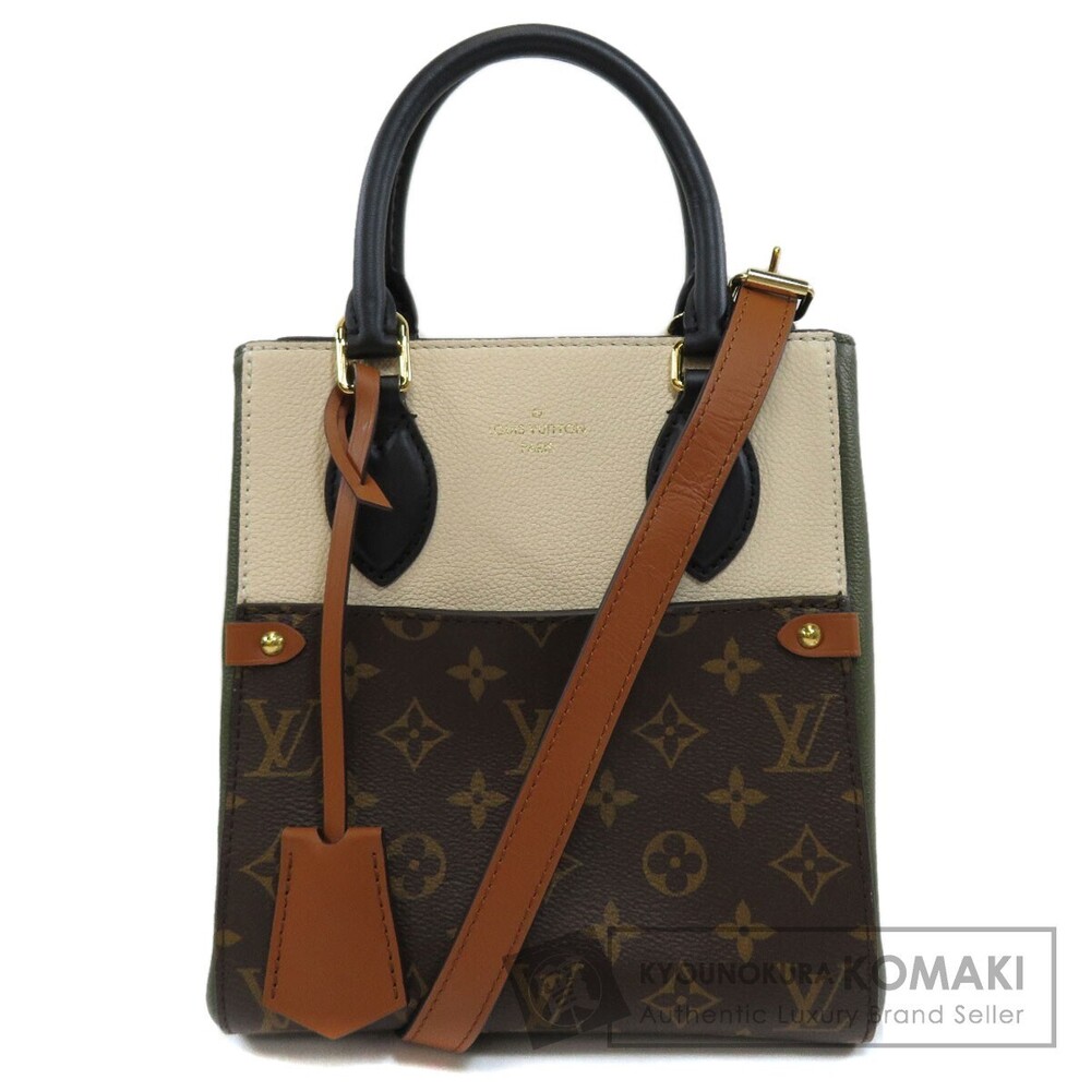 Louis Vuitton Fold Tote Monogram Handbag Canvas